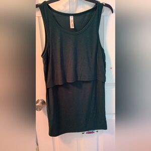 Latched mama ribbed tank